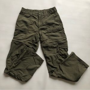EMS Women’s Hiking Zip-off Pants size 0 Regular Green Eastern Mountain Sports